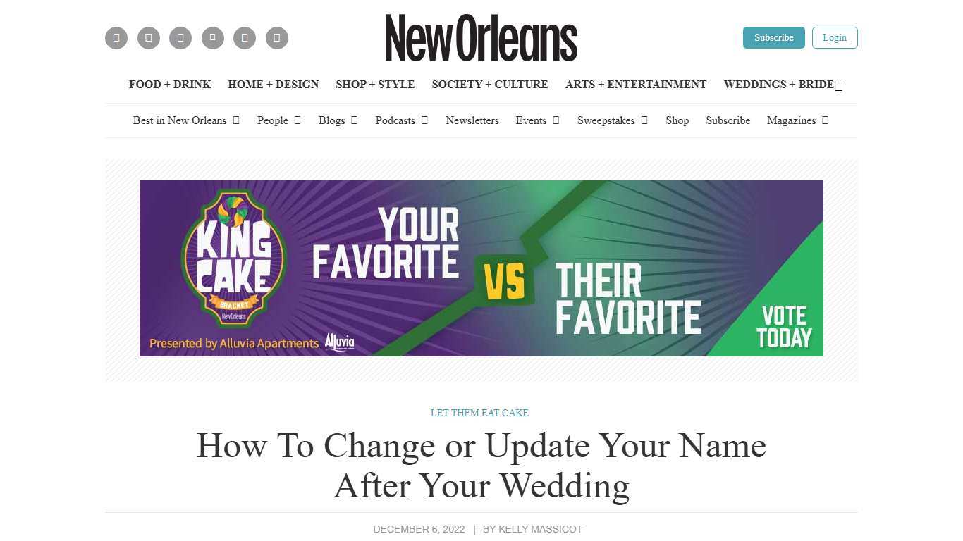 How To Change or Update Your Name After Your Wedding